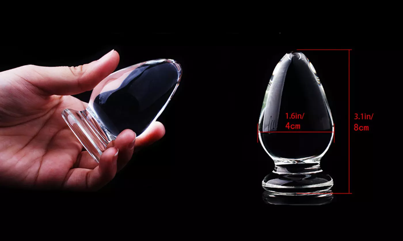 7 Types Crystal Glass Anal Plug G-spot Pleasure Stimulator