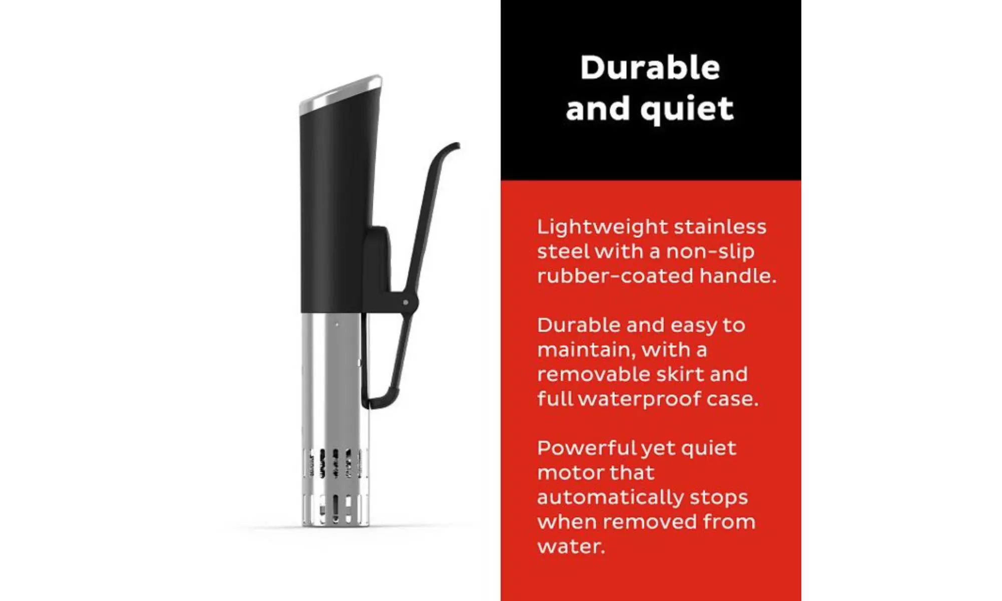 Instant Pot 140-3085-02 800W Accu Slim Sous Vide Precision Cooker (Black) - New