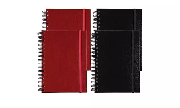 Cr Gibson MJ46A-2 Geo Jumbo Paperflex Journa Notebooks Assorted - Pack of 2 - Primary Image