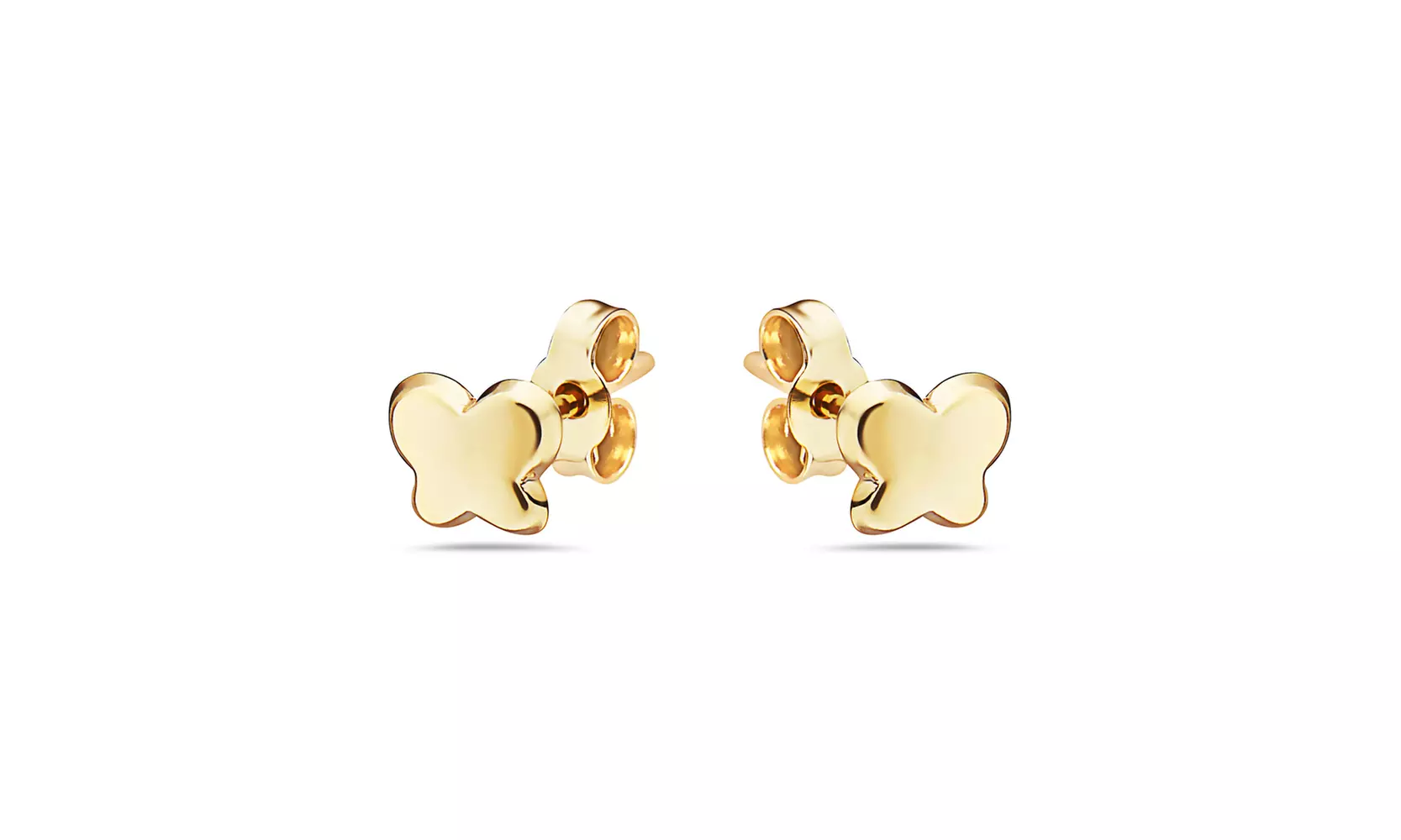 14K Solid gold Love Knot stud earrings