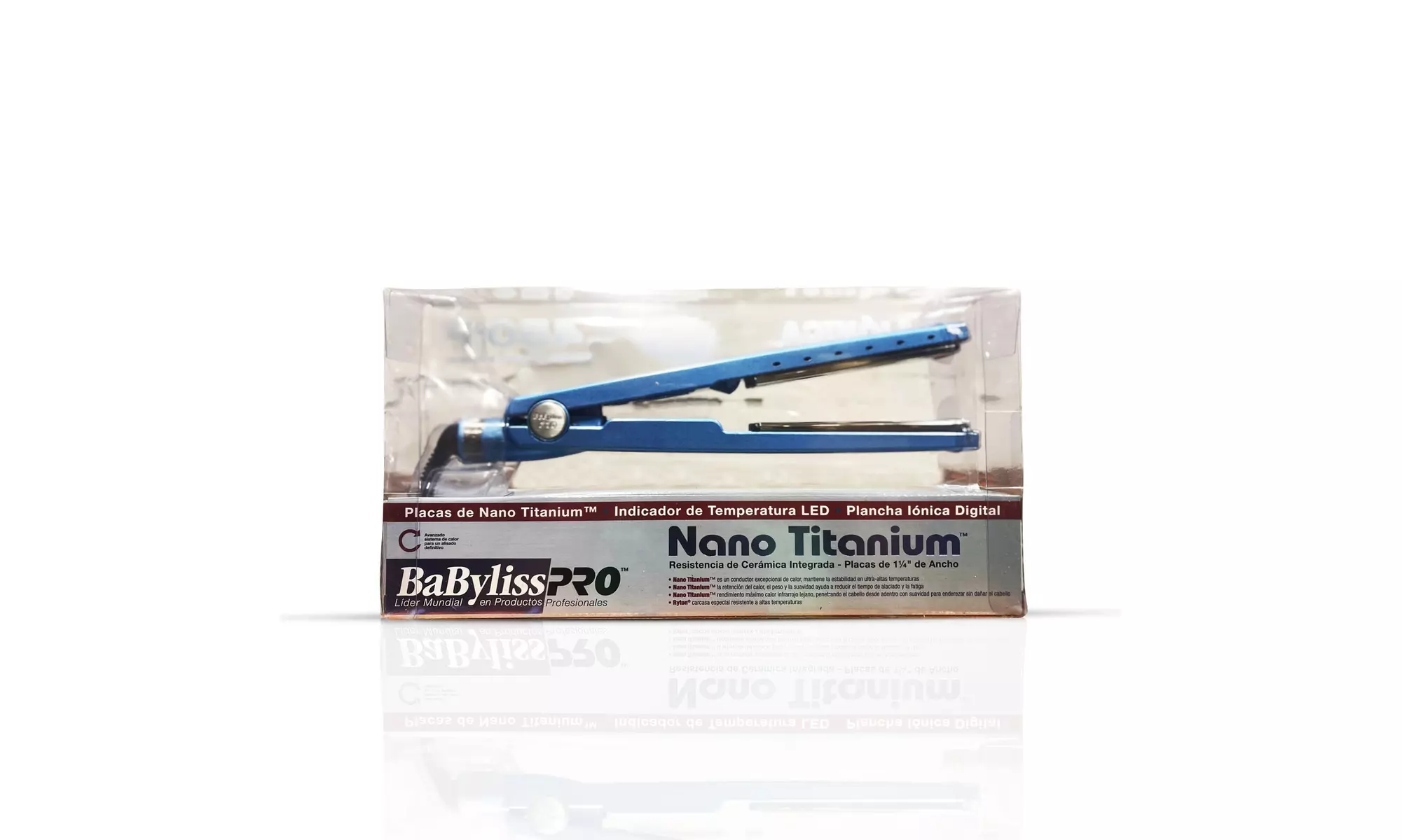Babyliss Pro 1-1/4" CERAMIC Hair Flat Iron with Nano Titanium Plates - Primary Image