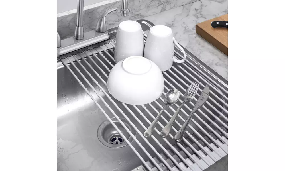 Sorbus Over the Sink Roll-Up Dish Drying Rack - Primary Image