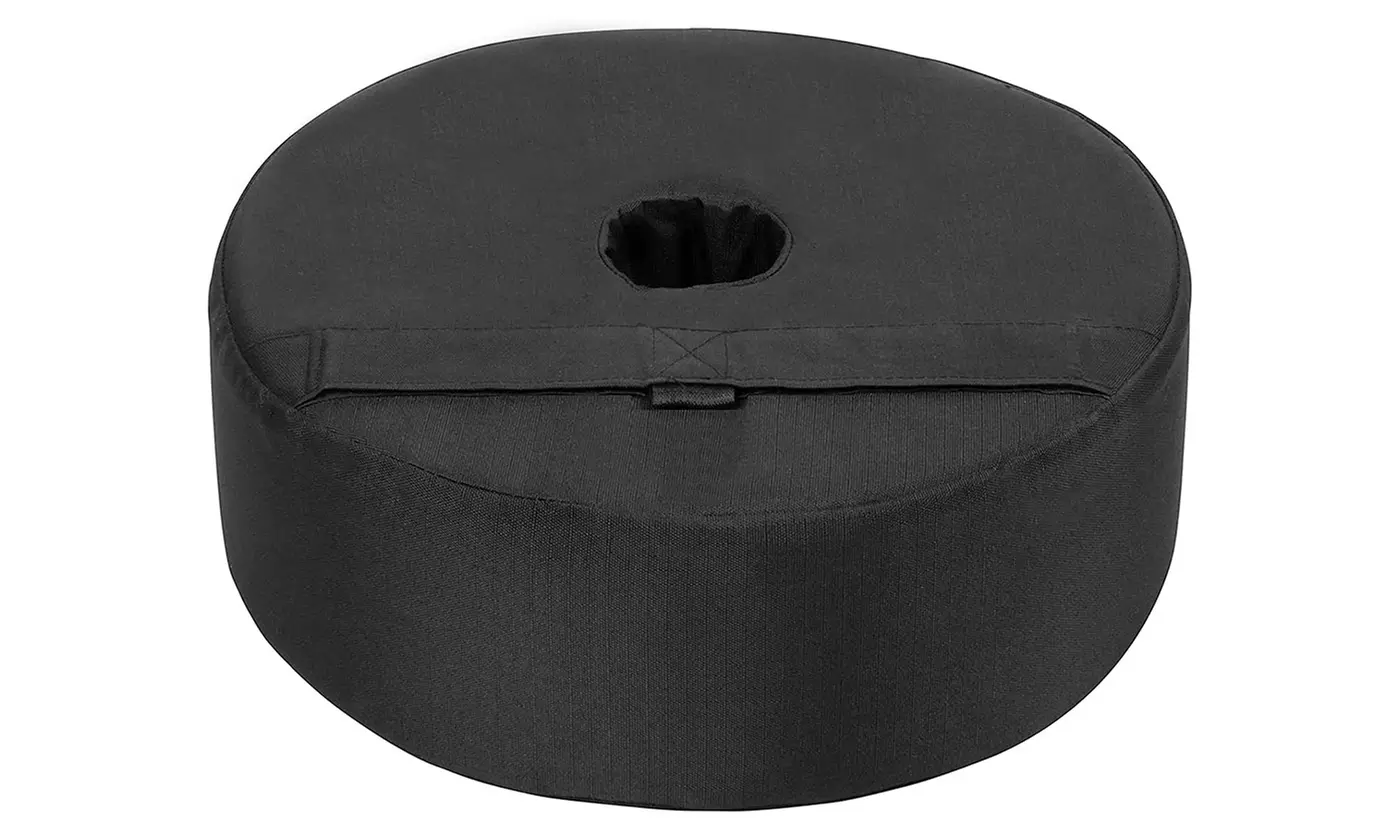 iMounTEK 15" Round Patio Umbrella Base Weight Bag Sun Shade Base Canopy Sandbag