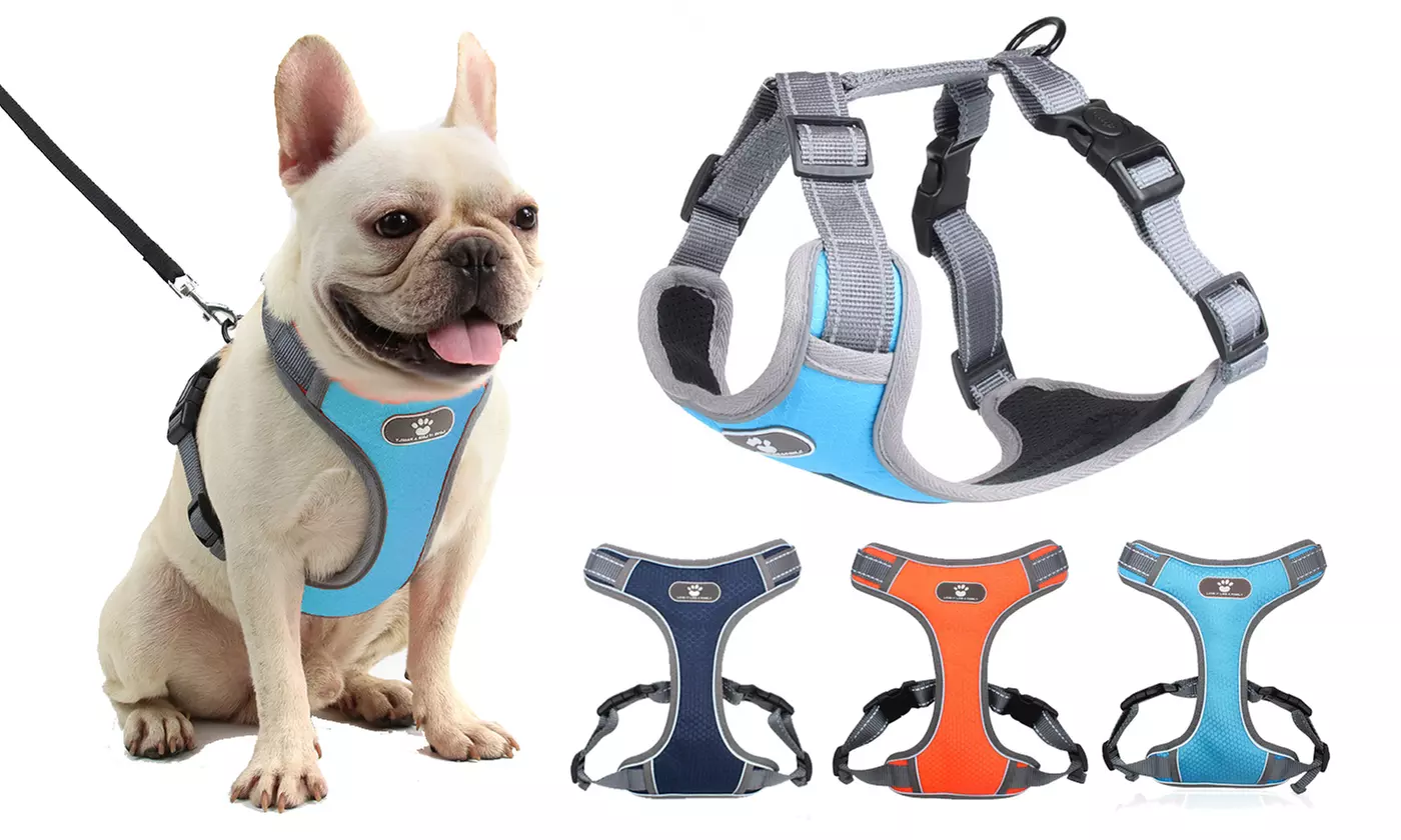 Dog Chest Harness Control No Pull Reflective Pet Vest for Medium Large Dogs