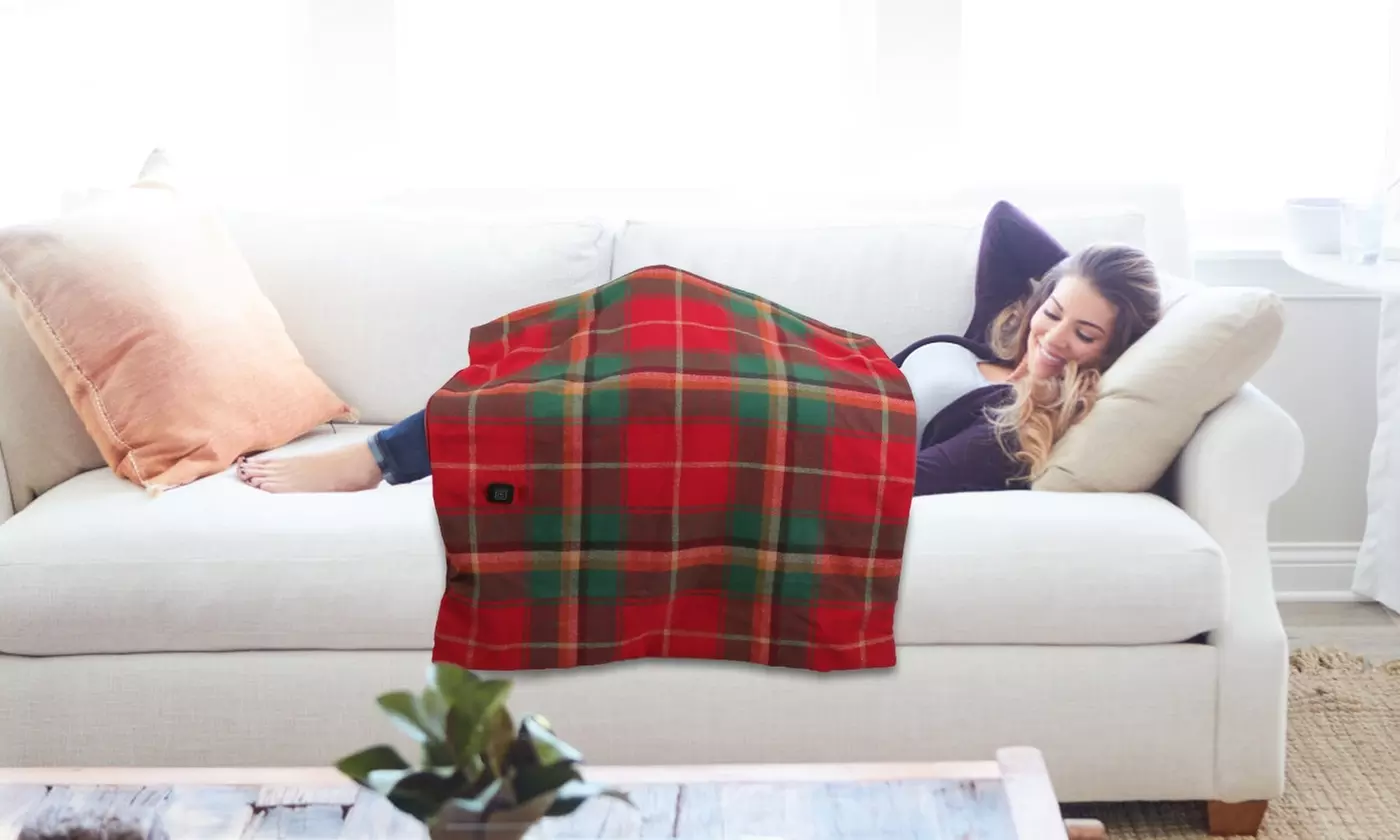 N'POLAR Electric Heated Shawl 8 Zones 3 Heat Modes - POWER SUPPLY NOT INCLUDED