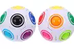 Magic Rainbow Ball Cube Twist Puzzle for Kids Adults Fidget Toy Brain Teaser - Second Medium