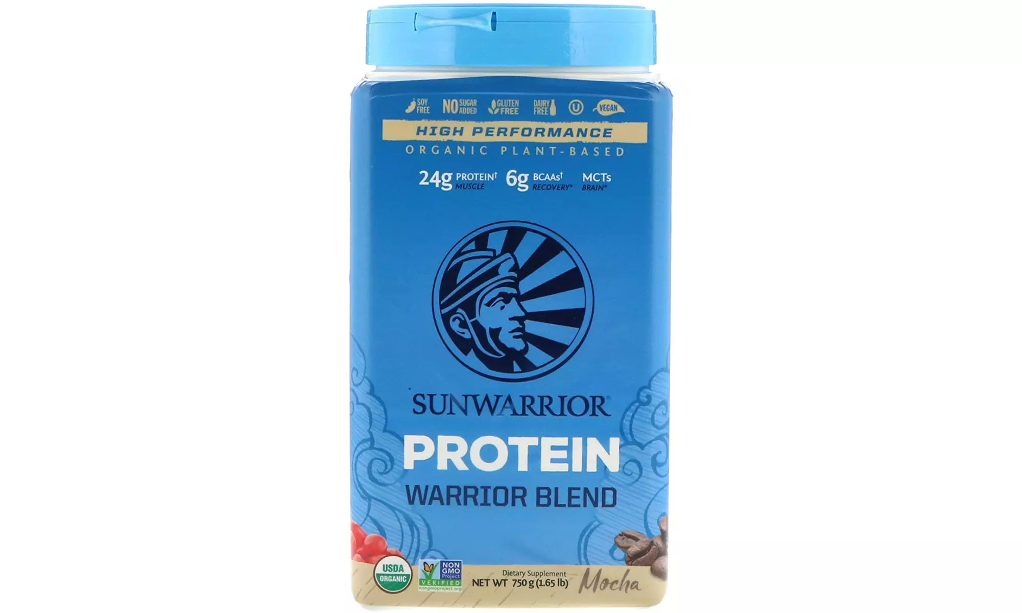 Sunwarrior Warrior Blend, Mocha, 750gm - Primary Image