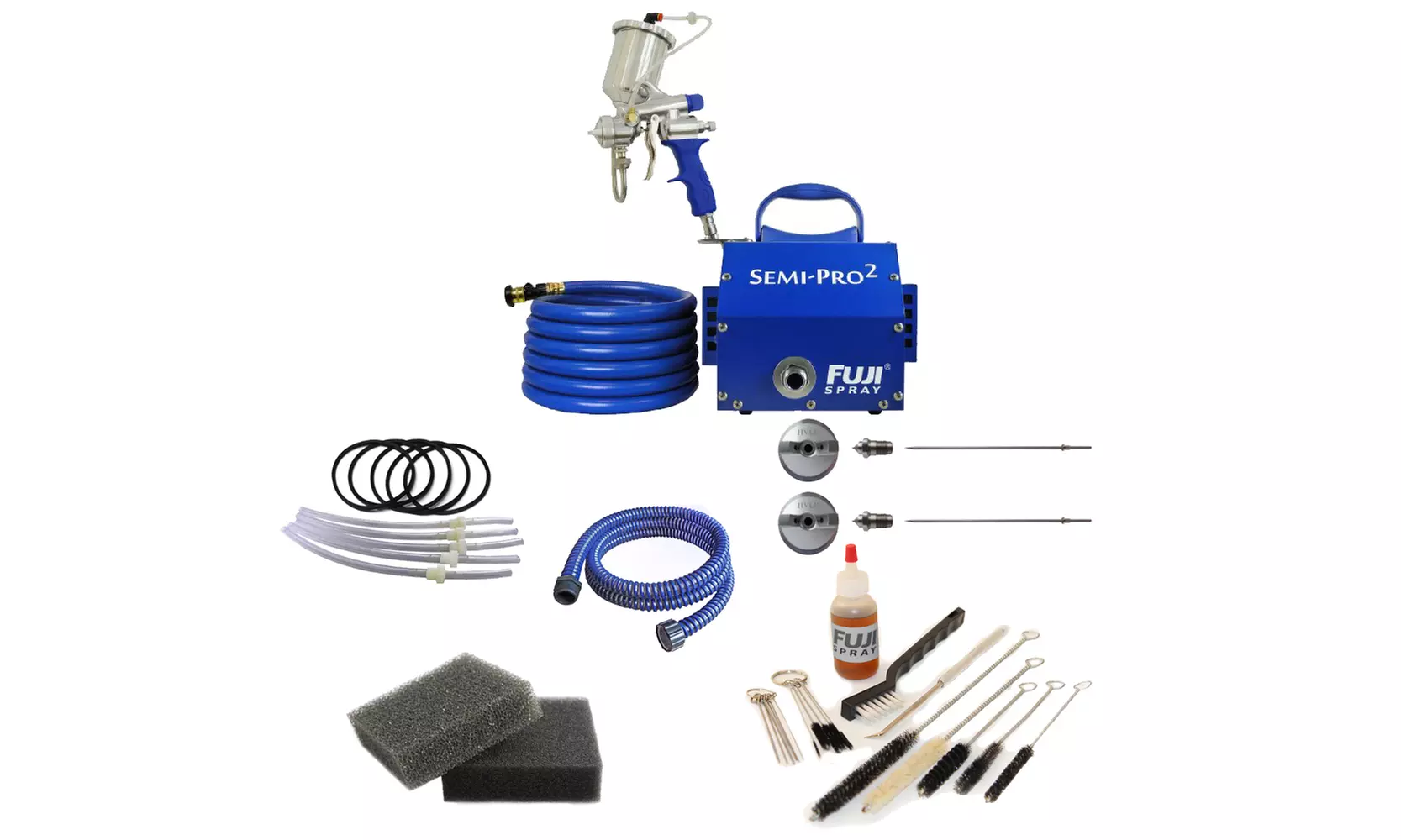 Fuji 2 Semi-PRO 2 Gravity HVLP Spray System w/ Accessory Kit - Second Medium