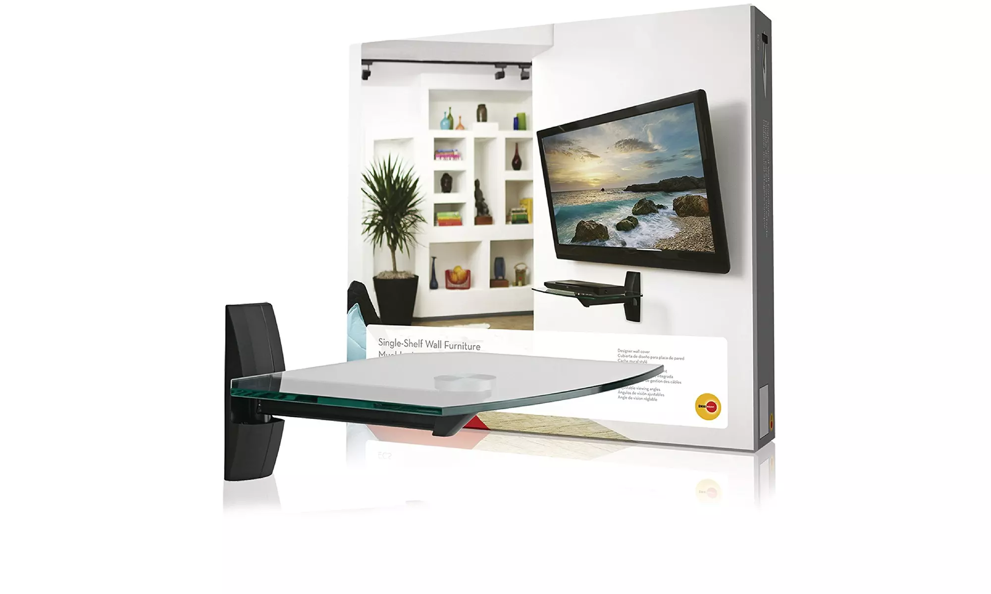 Omni Mount ECSB Component Shelf for CRT TVs and Video Accessories - Primary Image