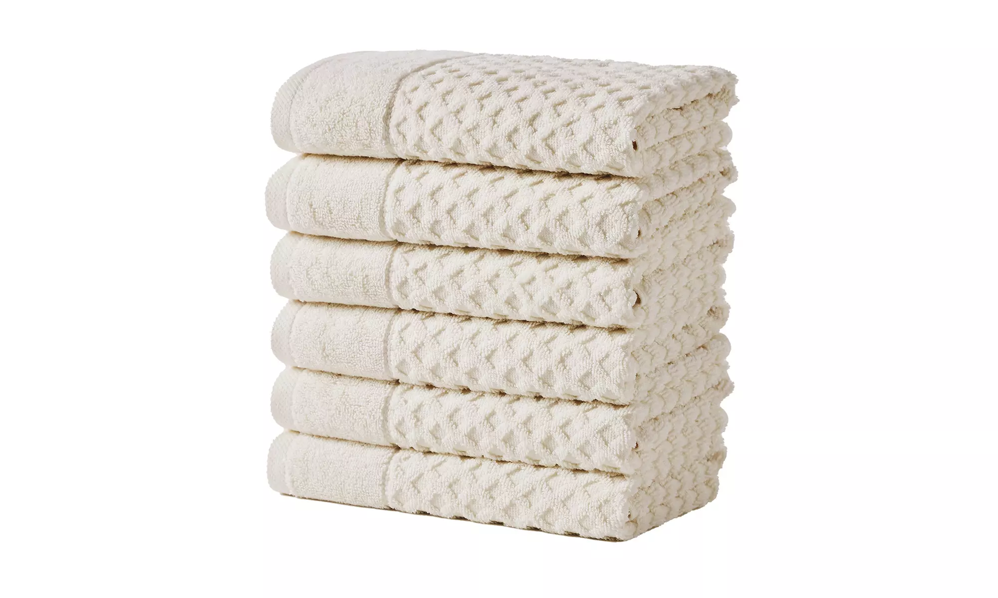 Ultra-Soft 100% Cotton Diamond Waffle Bath Towels