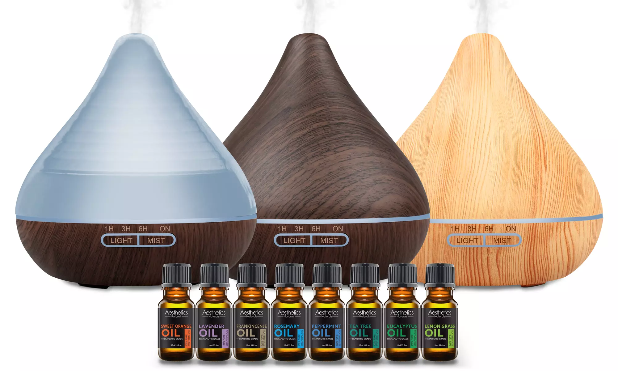 Aesthetics Ultrasonic Diffuser with Optional Essential Oils  - Primary Image