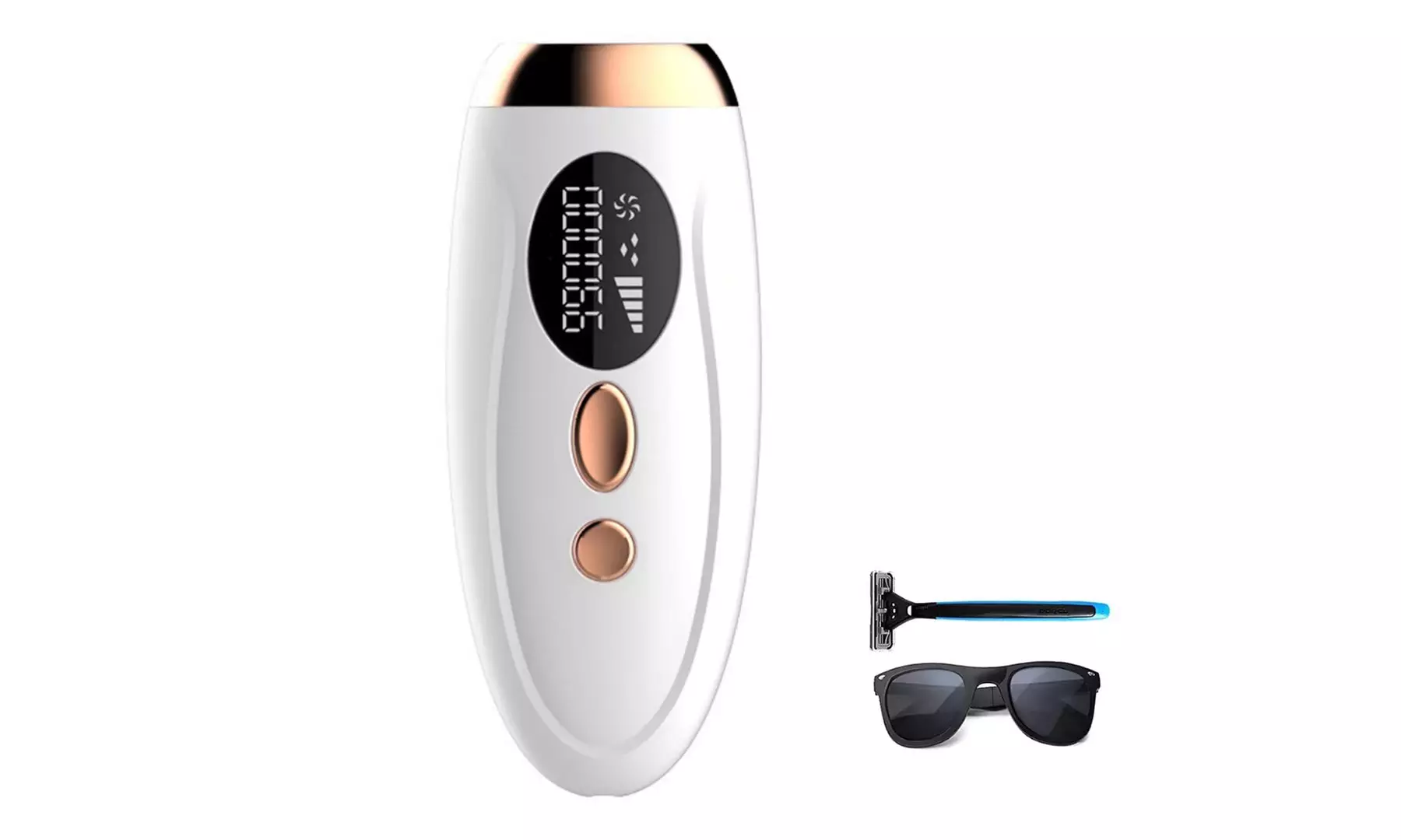 Laser Hair Removal Hair Removal Device Hair Remover Aloe Vera Gel for Women - Second Medium