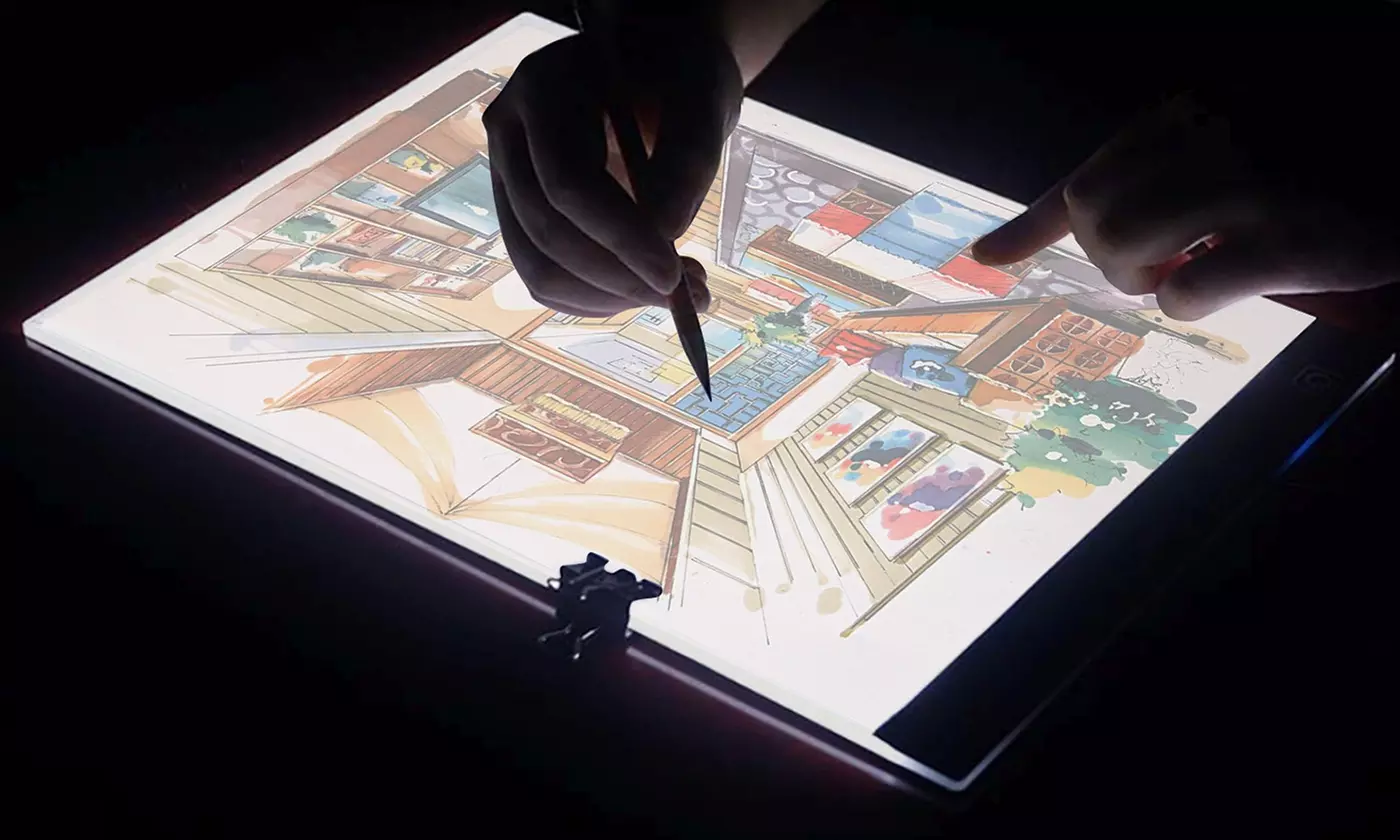 iMounTEK A3 Tracing Table: Dimmable Led, Ultrathin- Draw, Trace, Sketch, Animate - Primary Image