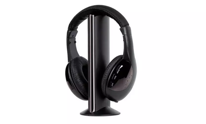 Hot 5 in 1 Hi-Fi Wireless Headphones Stereo Earphone Headset For TV DVD MP3 PC - Second Medium