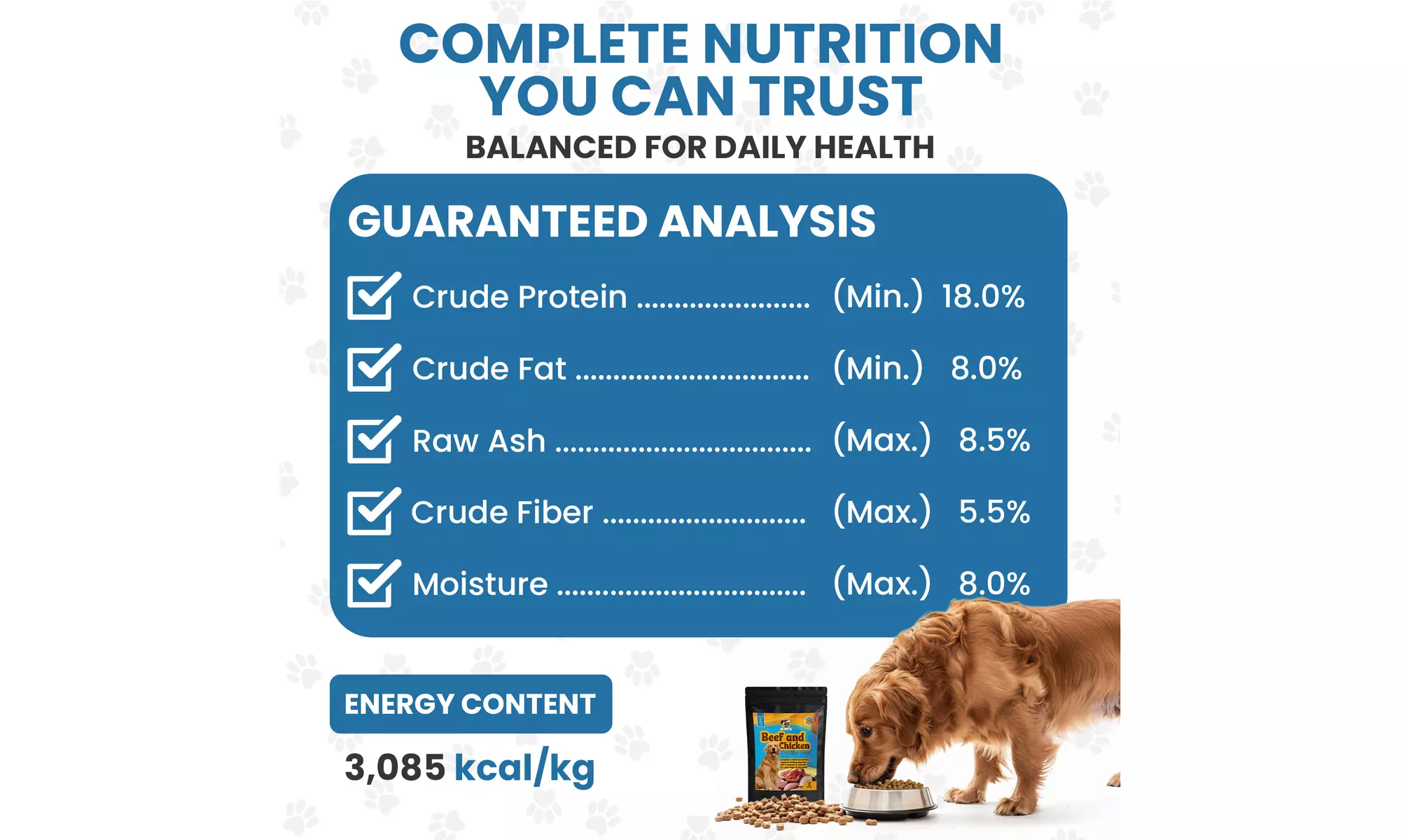 Chewka Dry Dog Food 2 to 20 Pound Bag