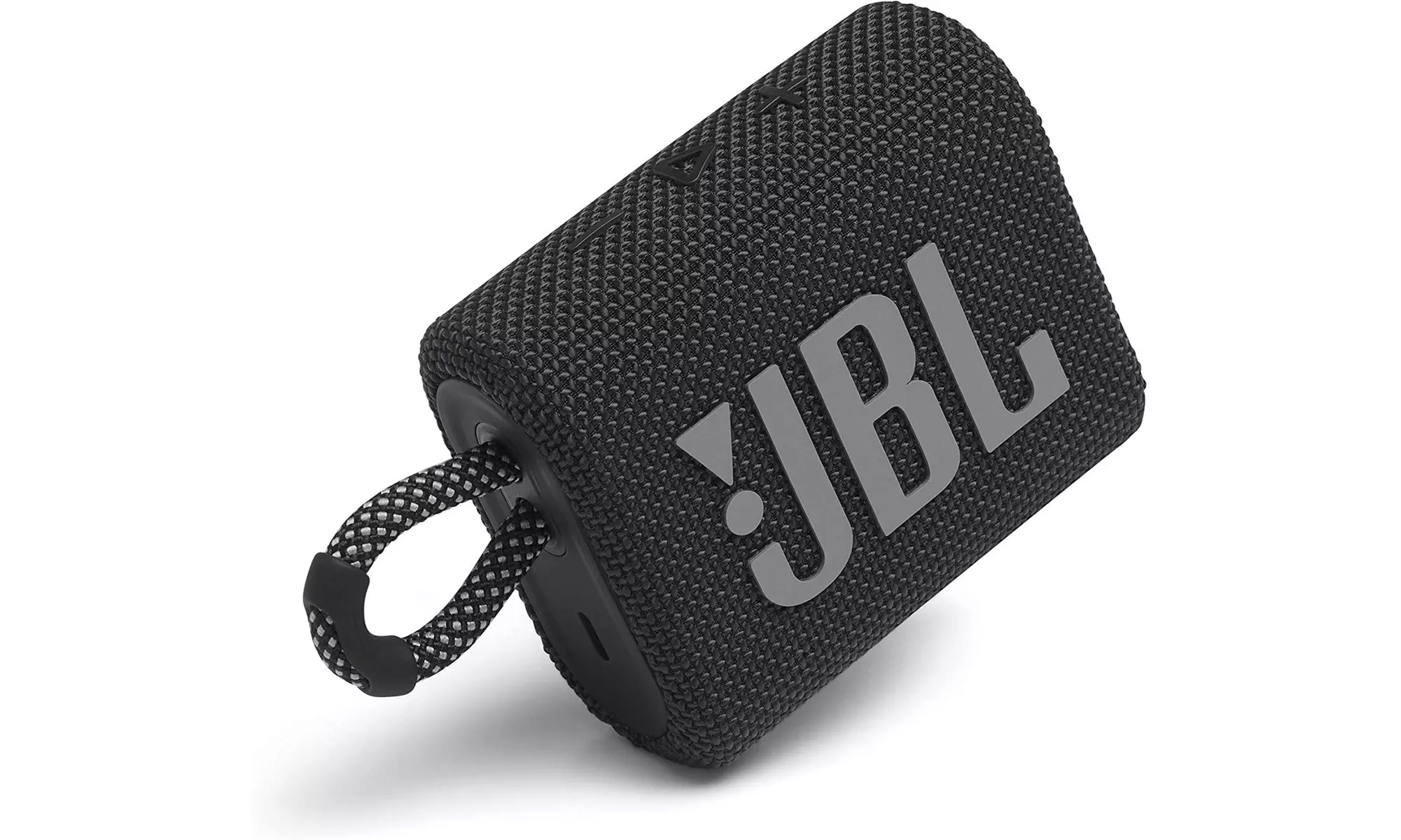 JBL - GO3 Portable Waterproof Wireless Speaker - Black- Refurbished - Primary Image