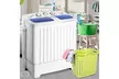 Portable Mini Compact Twin Tub 17lb Washing Machine Washer Spin Dryer - Second Medium