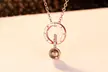 Creative 100 languages I love you necklace - Second Medium