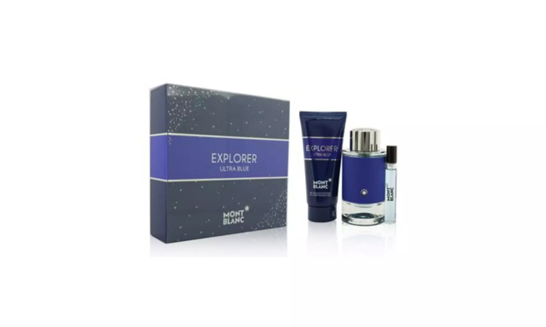 Montblanc Explorer, Explorer Platinum, or Explorer Ultra Blue 3 Piece Gift Sets
