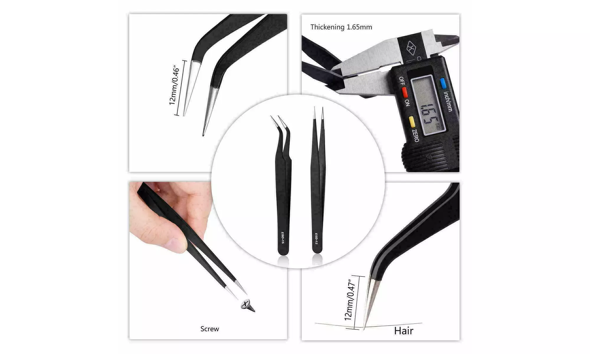 25 Pcs Professional Repair Tools Kit Set for iPhone Tablets Cell Phone Computers - Second Medium
