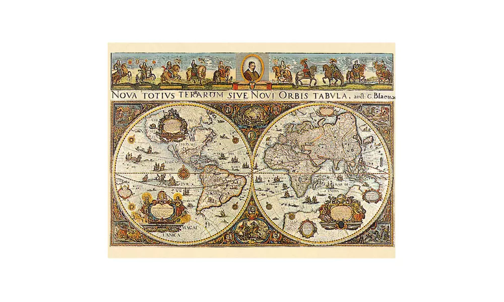 World Map, 1665 Jigsaw Puzzle: 3000 Pcs - Second Medium