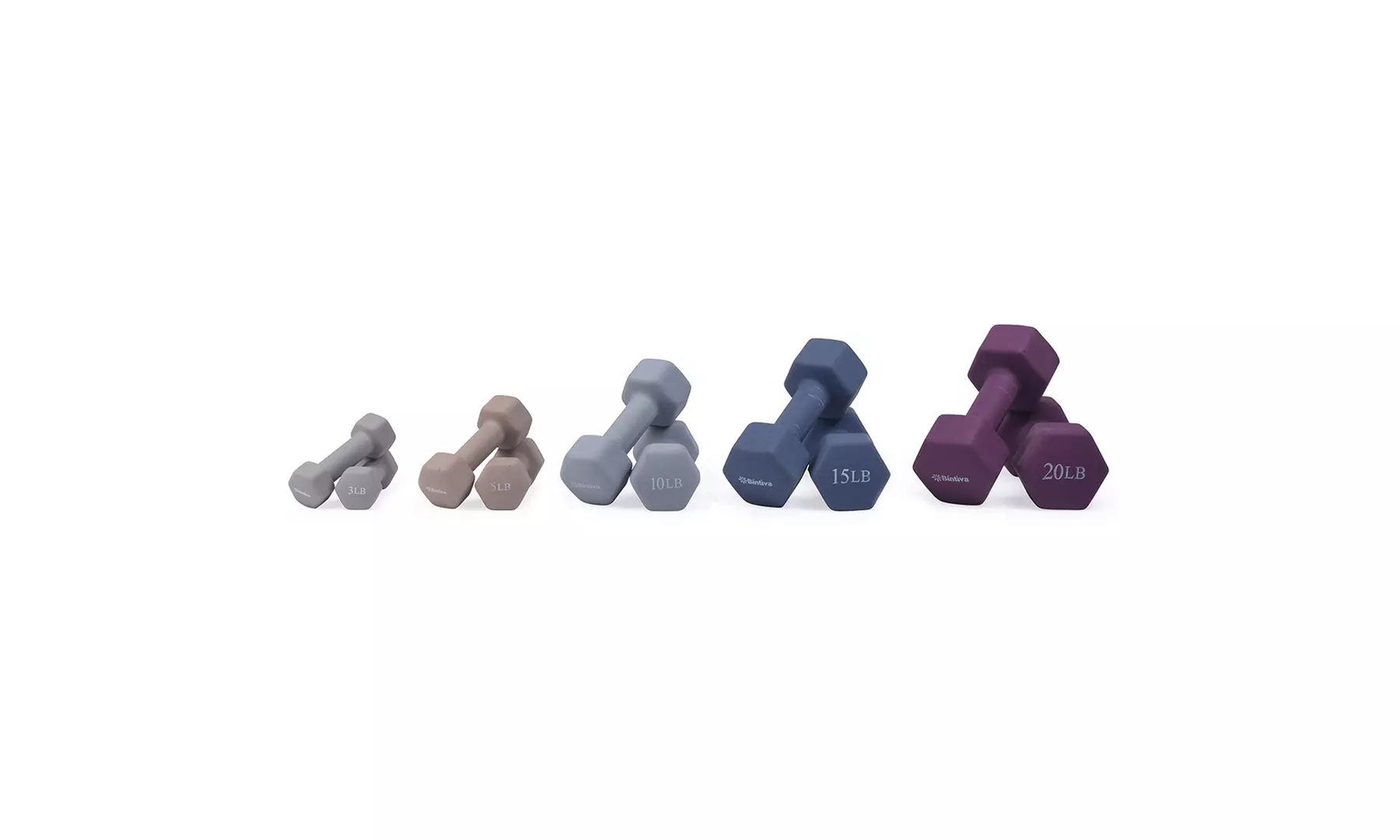 Bintiva Neoprene Dumbbells - Varies by Selection