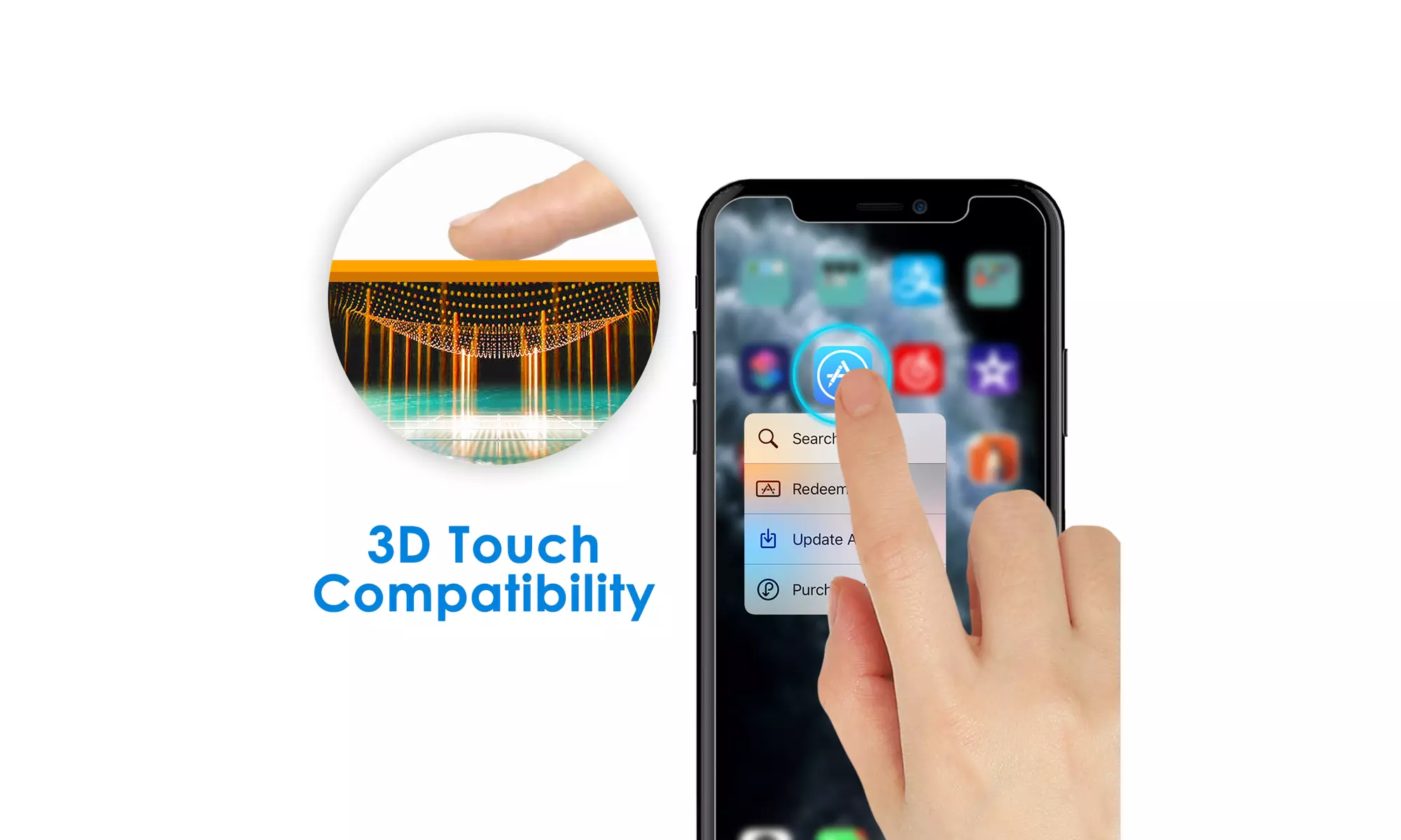 Screen Protector for iPhone X/XR/XS/XS Max, 11/12/13, Mini, Pro, Pro Max, 3-Pack