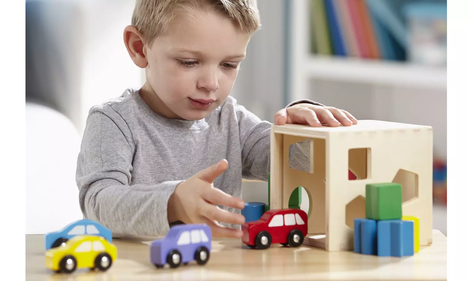 Melissa & Doug Shape Sorting Cube - Classic Toy - Second Medium