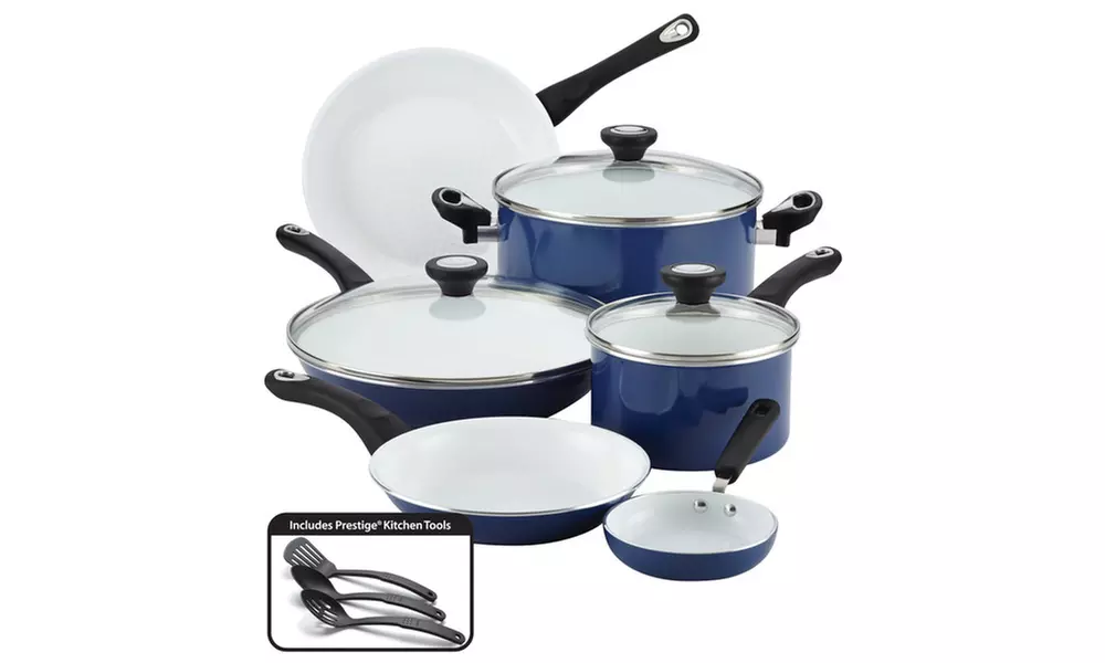 Farberware PURECOOK Ceramic Nonstick Cookware Set (12-Piece) - Primary Image