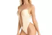 Women's Backless Body Shapewear Seamless U Plunge Bodysuit Bridal Thong Shaper - Second Medium