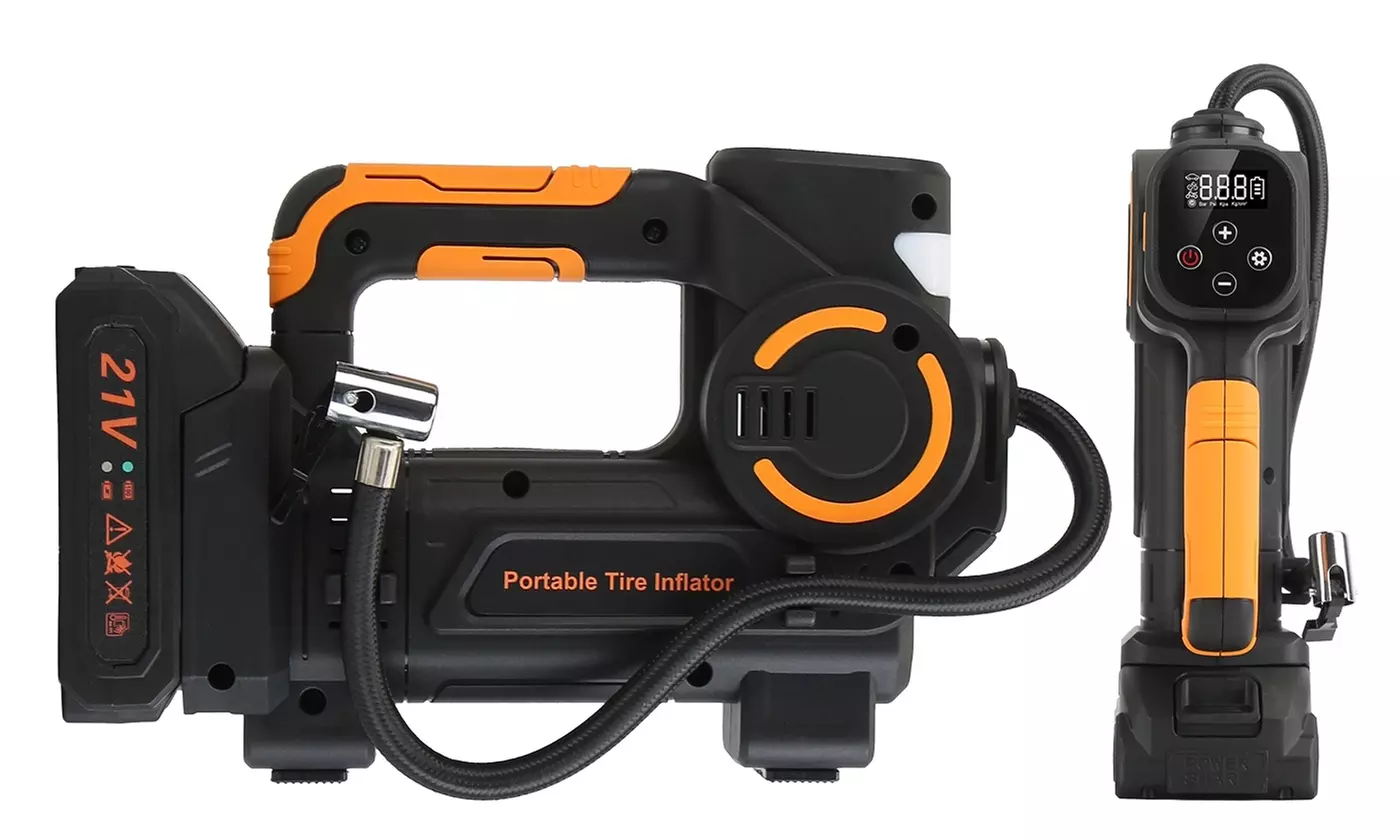 iMounTEK 12V DC 150PSI Tire Inflator with LCD Display & Auto Shut-Off