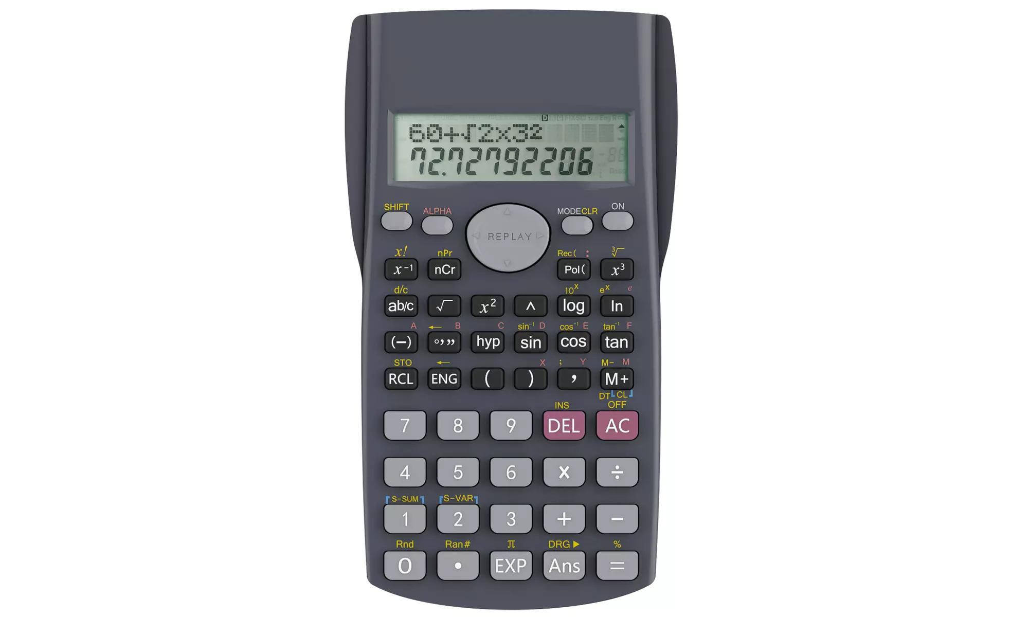 Helect 2-Line Engineering Scientific Calculator for School and Business - Primary Image