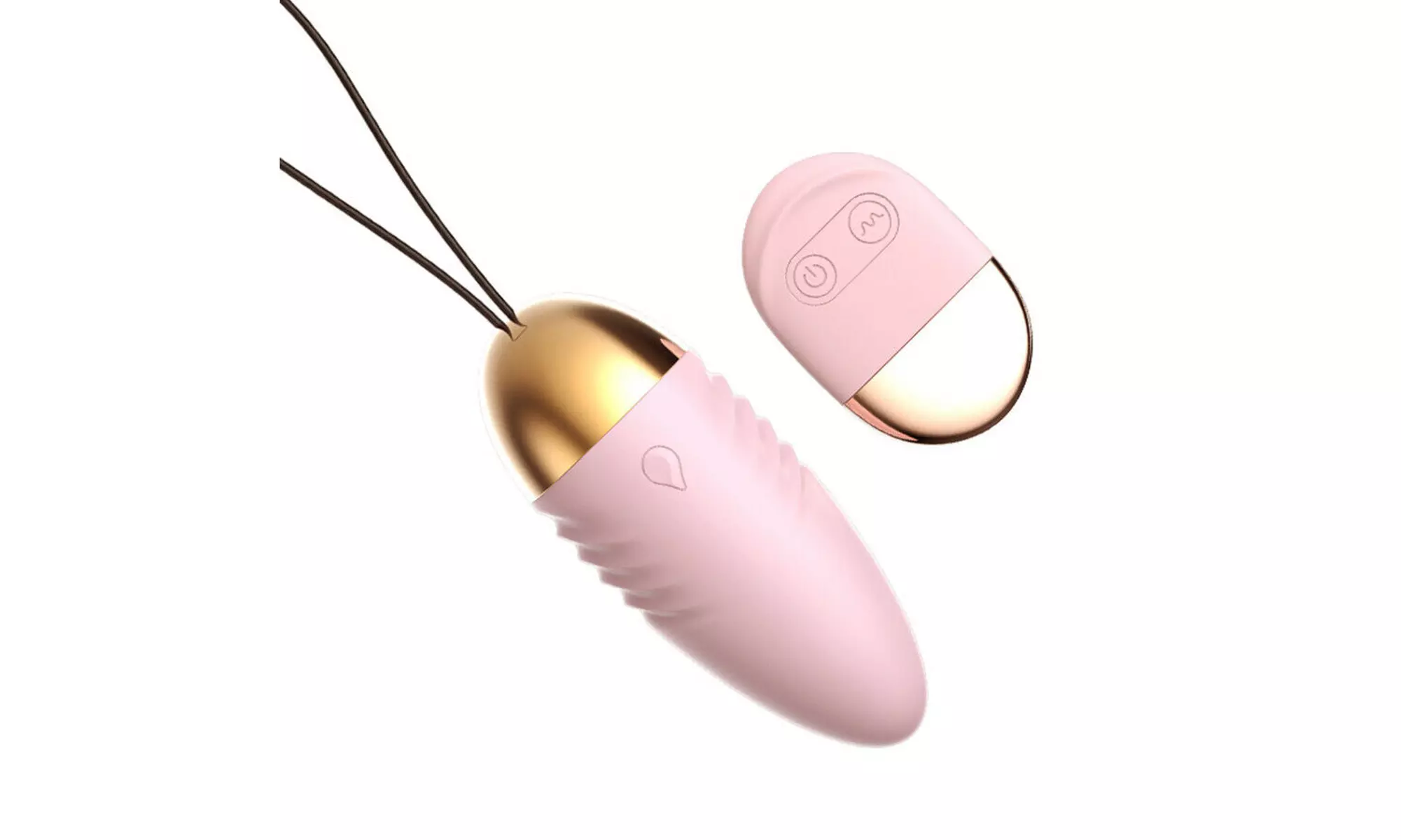 Wireless Remote Control Couples Vibrating Bullet Egg Vibrator Dildo Anal Plug  - Primary Image