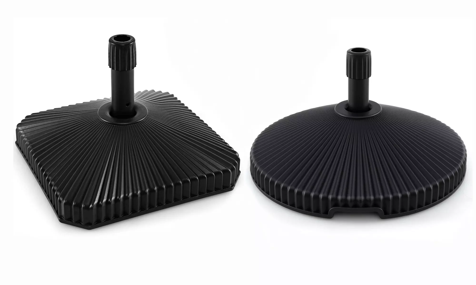 Costway Poolside Umbrella Stand with Refillable Water and Sand Base - Primary Image