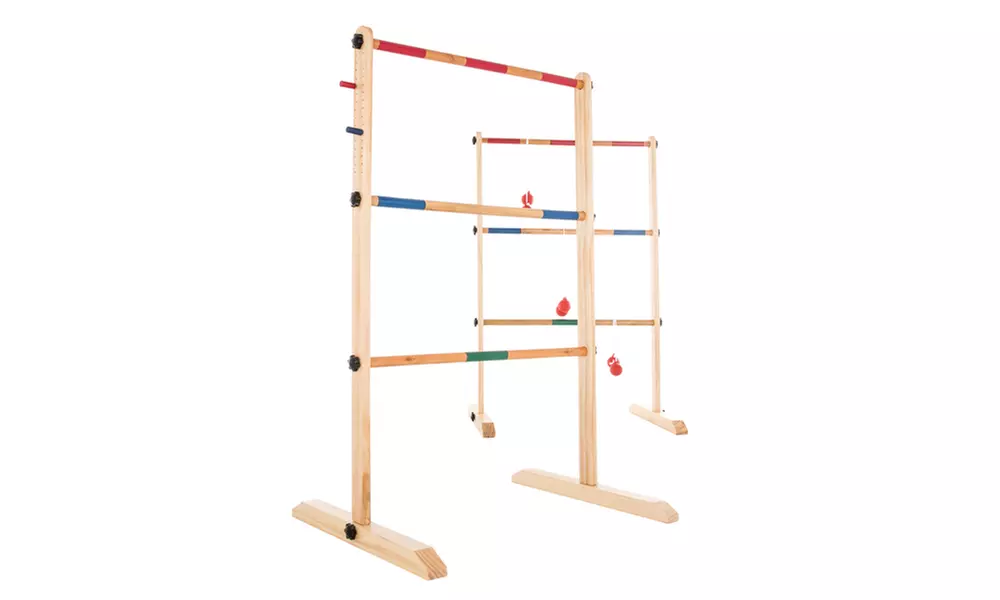 Double Wooden Ladder Golf with 6 Bolas by Hey! Play! - Second Medium
