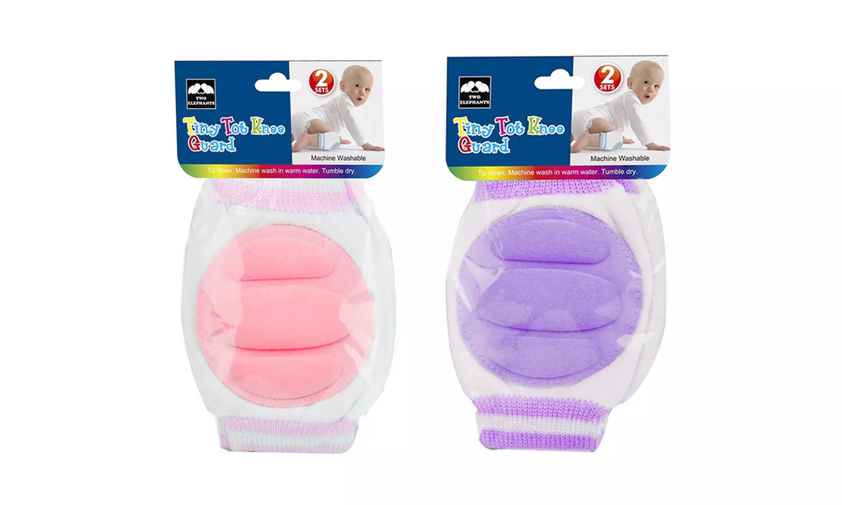 Two Elephants Tiny Tot Knee Guards (2-Pairs) - Second Medium