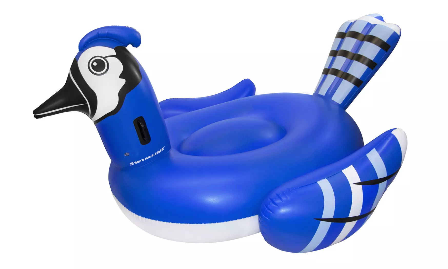Giant 91" Inflatable Mega Blue Jay Ride On Swimming Pool Float Raft - Primary Image