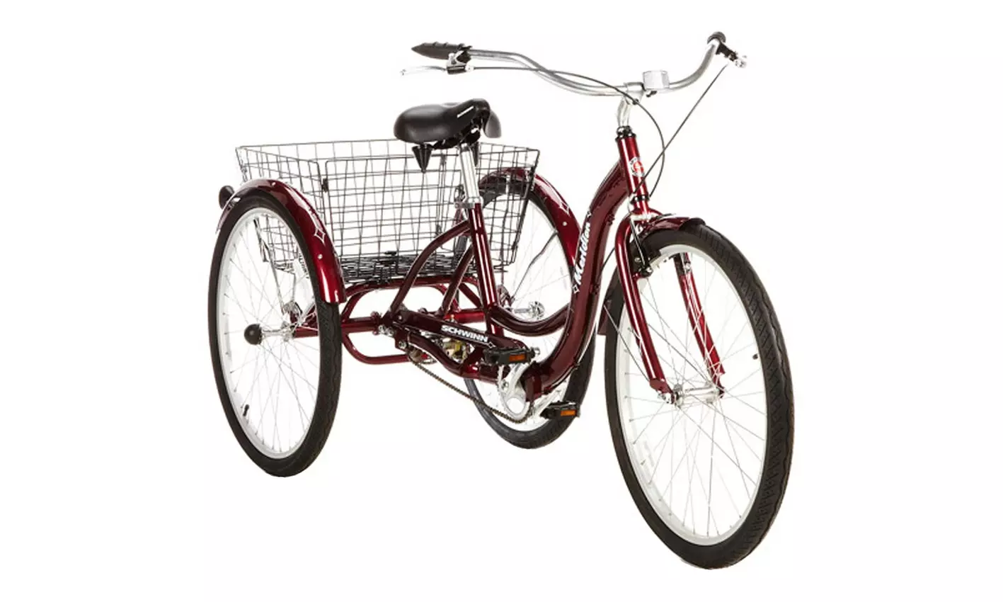 26" Schwinn Meridian Adult Bikes Tricycle, Cherry - Primary Image