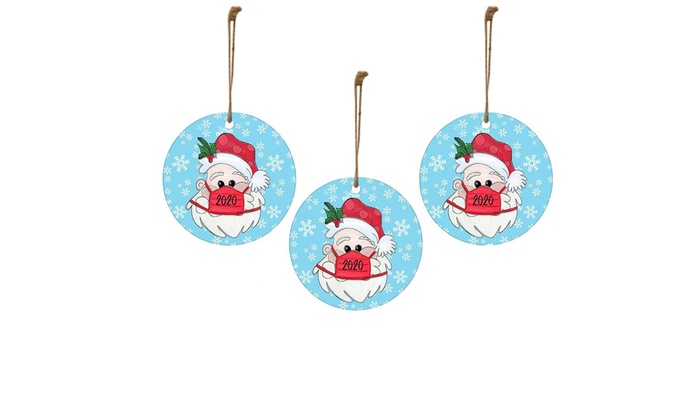 Up To 67 Off On 3pc Christmas Ornament S Groupon Goods