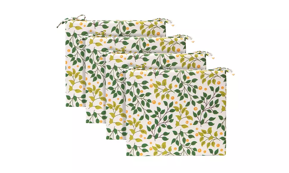 Four Pieces of Nest Outdoor Patio Seat Cushions 