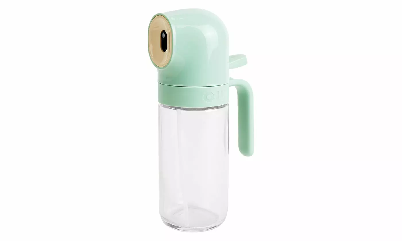 8.4oz Glass Oil Spray Bottle for Kitchen, Salad, Frying, BBQ