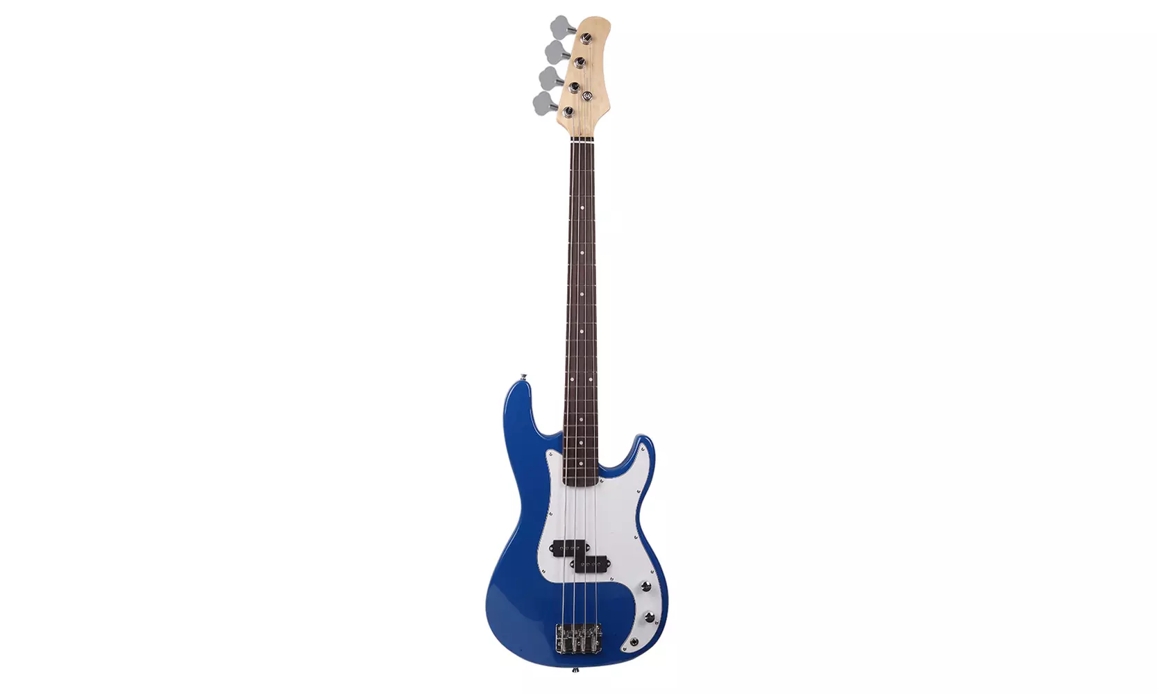 4-String Electric Bass Guitar for Beginner, Blue - Primary Image