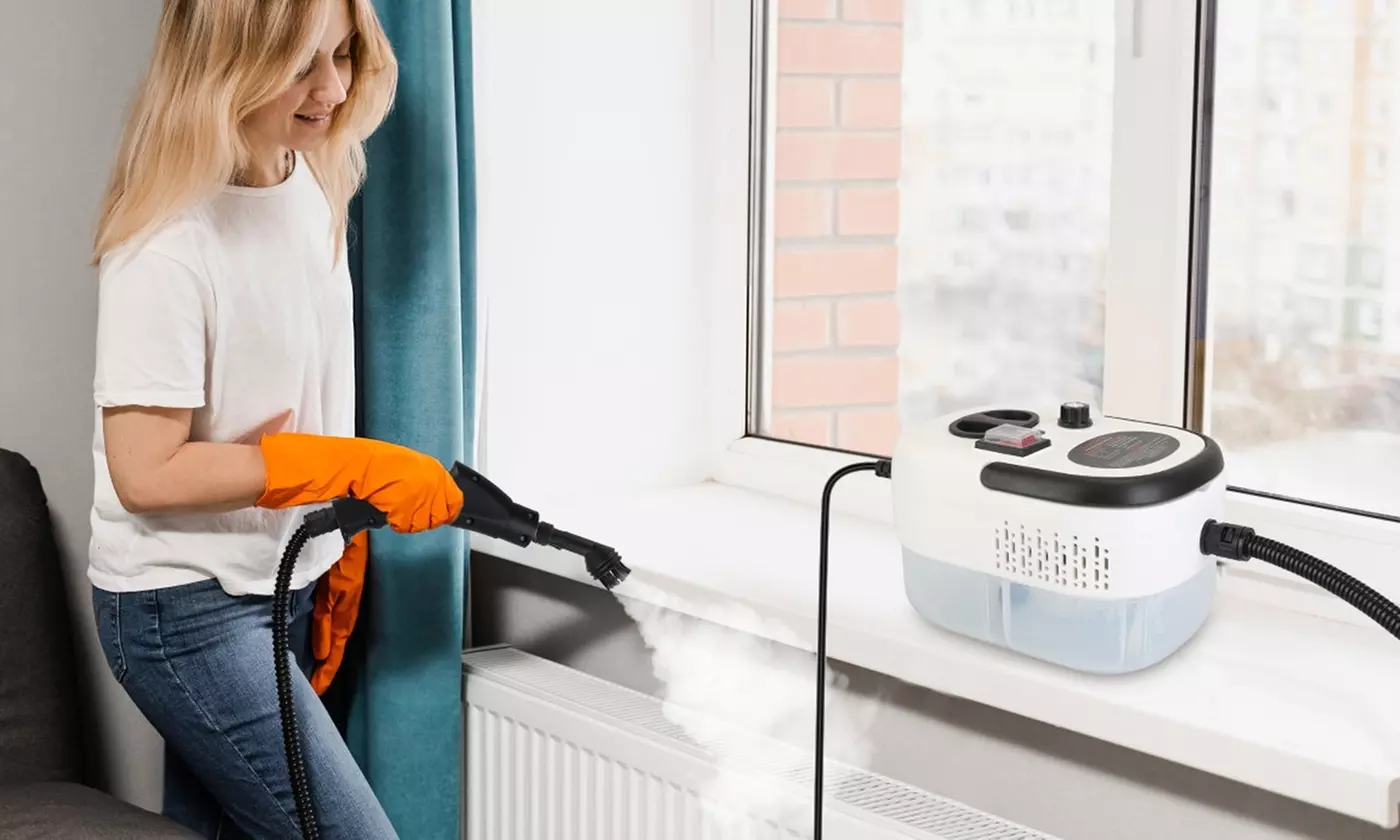 iMounTEK 2500W Powerful Handheld Steam Cleaner High-Temp Deep Cleaning Steamer