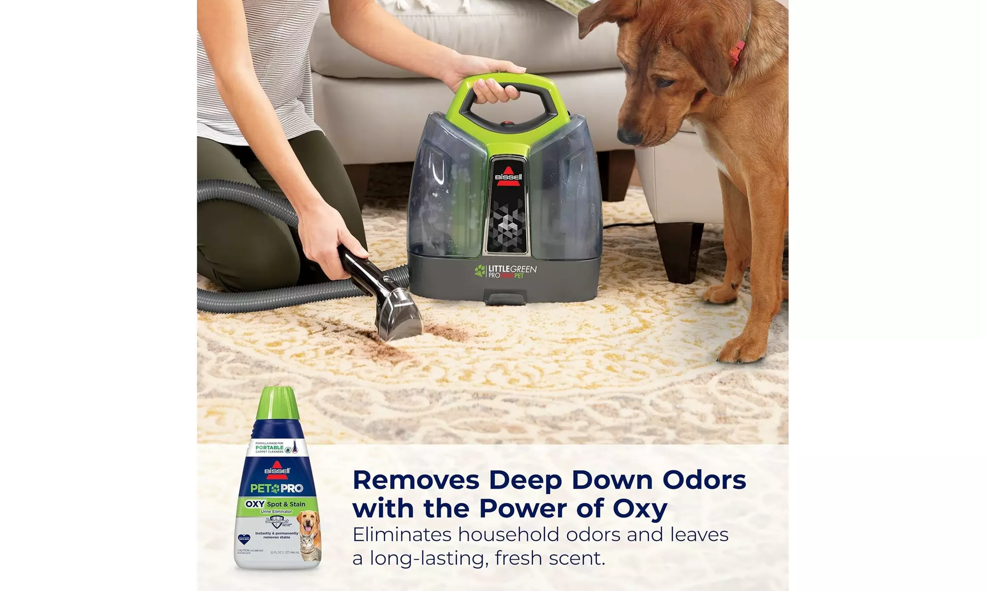 Bissell Pet Pro Oxy Spot & Stain Formula for Portable Vacuums - 1, 2 or 3pk