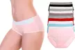 6-PK Assorted Design Cotton Hiphugger Panties - Second Medium