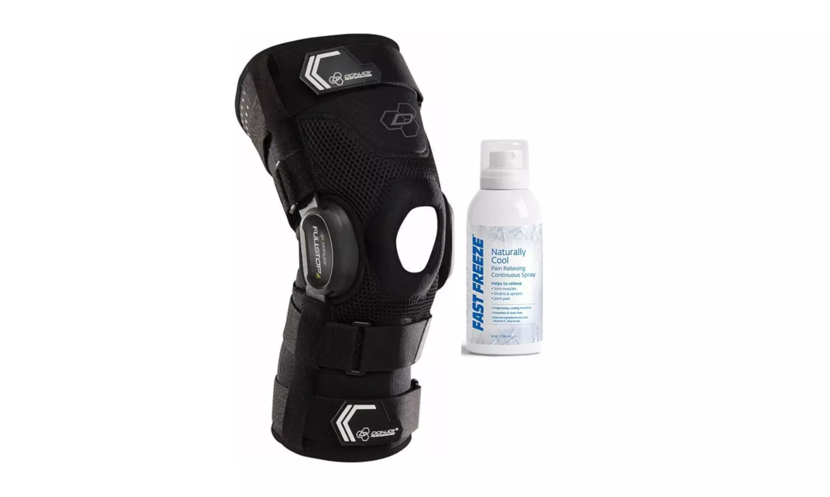 DonJoy Performance Bionic Fullstop Knee Brace (Black/Medium) Bundle - Primary Image