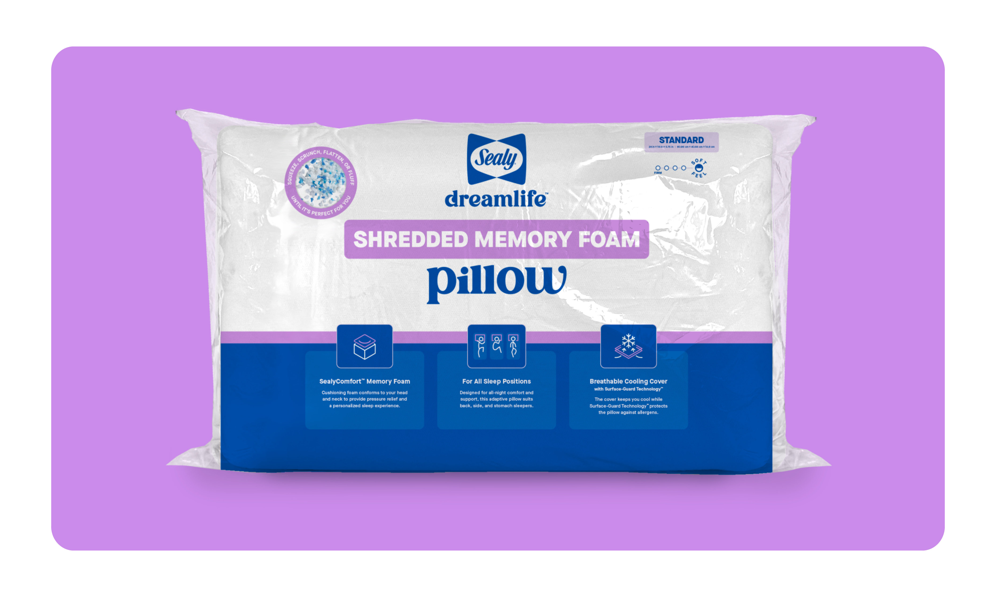 Shredded Memory Foam Pillow