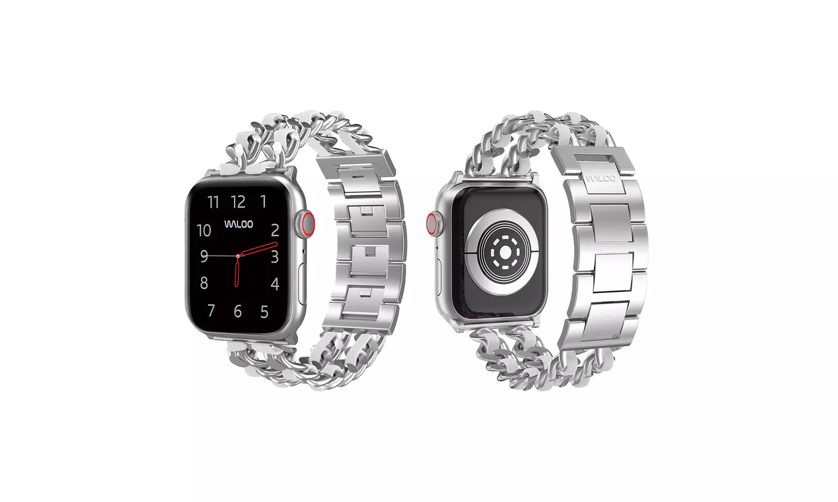 Waloo Leather Looped Apple Watch Band