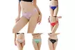 Women Sexy Panties Crotchless Clear Flower Lace Underwear Knickers Briefs Gift - Second Medium