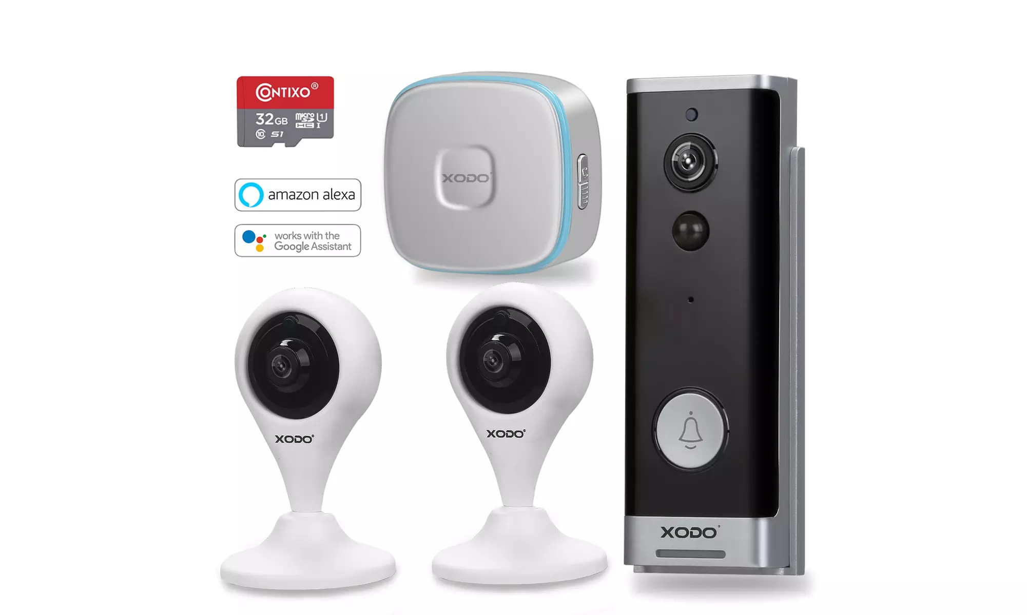 XODO PK2 WiFi Smart Home Kit 1080p Camera Smart Home Doorbell Motion Sensor - Second Medium